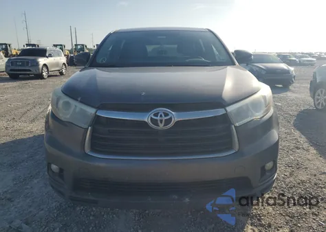 2015 Toyota Highlander Le из США, поврежденный, VIN 5TDZKRFH3FS078751